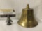 Vintage U.S. Navy brass bell. In good shape, but is missing its clapper.