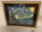 Framed print of Vincent van Gogh - Starry Night approx 31x24 inches