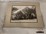 Framed photograph of General Ulysses S. Grant and staff 1864 for the legends gallery approximately