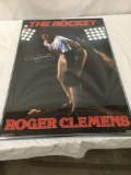 1987 Costacos Brothers Enterprises the Rocket Roger Clemens baseball poster incl. signature
