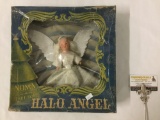 1940s Noma Illuminated Tree Top HALO ANGEL, original box covered in tape - tested and working