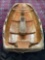 Antique wooden dingy/small sailboat (single sail) for 1 person - fair cond