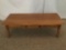 Modern one drawer coffee table with single drawer in good cond