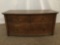 Small art deco 3 drawer short dresser / storage chest of drawers