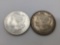 Excellent quality MS 1881-O silver Morgan dollar, and 1879-O silver Morgan dollar