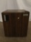 1986 Avanti mini fridge from the Mackle Co w/ faux wood grain door and retro look