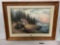 Signed & #'d 294/4950 ltd ed print - Pine Cove Cottage - Cottage By The Sea II by Thomas Kinkade