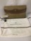 Authentic vintage Gucci Accessory Collection clutch and cloth cover. Made in Italy. Shows wear, see