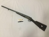 Vintage 50s Italian Edison Giancattoli Cal. 12 Montecarlo cap gun rifle w/ a double trigger - as is