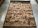 Shaw wool rug, style: 3X809, color: chablis/ natural made in 2003 - 61 x 47 inches