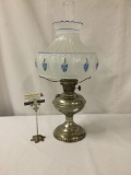 Vintage Aladdin Model No. 6 hurricane lamp from the Mantle Lamp Co. of Chicago, Illinois.