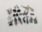 13 pairs of sterling silver earrings incl. Native American pcs, turquoise, liquid silver etc