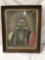 Original charcoal & chalk portrait of Native American Chief Joseph - signed by Evelyn Chenois