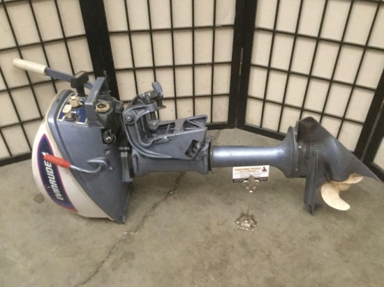 Evinrude 4 outboard motor No. E0003301, untested