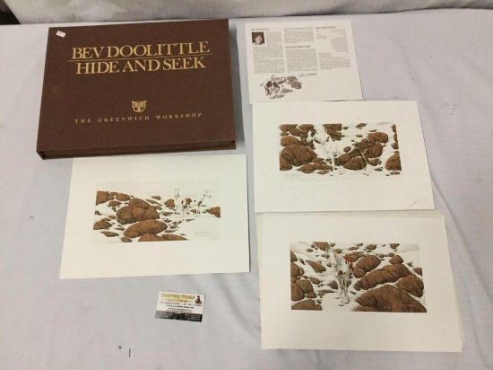 Greenwich Village Bev Doolittle Hide & Seek suite 6 print collection #'d 13950/25000 w/ case