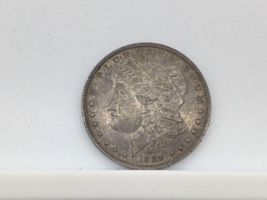 1889-O US silver Morgan dollar