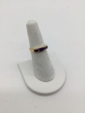 14k yellow gold Tanzanite ring - purchased in Africa - weighs 3.7 grams