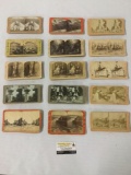 100+ vintage & antique landscape or portrait stereoscope slides - see photos!