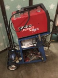 Lincoln electric WeldPak 125HD on Chicago Welding cart with tools - untested