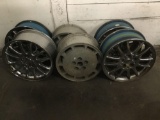 Collection of 6 auto wheel rims