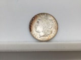 1886-P possible MS silver Morgan dollar with toning and die chips