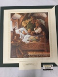 Greenwich Workshop print of Scott Gustavson - Goldilocks and The Three Bears, from an edition of