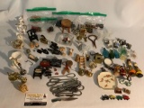 Huge lot of vintage & modern miniature collectibles incl. doll house furniture, mini toys, and more