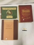 Selection of vintage art books incl. 45 print collection book of notable paintings and more see desc