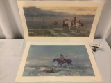 2 artist proof litho's by Asa Lynn 