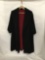 Chinese vintage black wooly lamb jacket, approx. 20x36 inches....