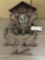 Vintage Black Forest style hand carved cuckoo clock. Untested, and may be missing parts.