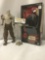 Hasbro Star Wars Ep:1 Darth Maul toy in box and a...Jakks Frankenstein toy, approx. 8x13x3.5 inches.