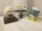Two baseballs w/ stands, incl. 1993 All-Star Game Commemorative baseball and a Seattle Mariners