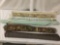 Four rolls of soft fabric and two rolls of coarse fabric, approx. 67x4x4 inches.