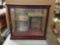 Vintage display case with a tree twig motif. It measures approx 22x20x15 inches.