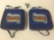 2x Super Bowl XXXV 2001 NFL Football E Trade stadium cushions 14x14x3 inches