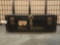 Antique wooden Bill Penny steamer trunk with leather straps - key not provided
