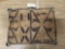 Vintage tribal tree bark print from Fiji. Measures approx 17x14 inches.