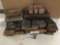 Large collection of antique and vintage bibles and religious texts.