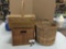 Collection of 3 wicker baskets.