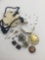 Collection of vintage and modern costume jewelry and cultured pearls.