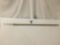 Vintage wood & metal fishing spear w/leather binding, approx. 61x2x2 inches.