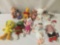 11 Winnie the Pooh and Looney Tunes stuffed animal/beanbag toys, from WB & Mattel, approx. 14x13x8
