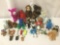 25 stuffed animals & finger puppets, incl. OddzOn, Limited Treasures, and others, approx. 14x14x10