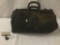 Vintage Zipp-O-Grip alligator skin satchel, some wear, see pics, approx. 22x15x10 inches.