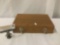 Wood box with nineteen pieces of Walters Gems Thai silverware, approx. 12x8x3 inches.
