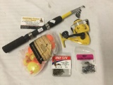 Eagle claw Packit PK56TS 5 foot 6 inch telescoping fishing rod and reel