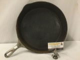 Vintage Wagner Ware 12 inch cast iron frying pan - deep and heavy! some wear