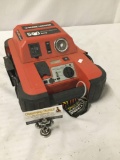 Black and Decker 500 amp jump starter with inflator. Tested and working.