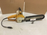 Vintage Craftsman 12 inch quiet cut chainsaw. Tested and working measures approx 27x12x8 inches.